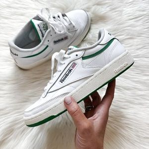 EUC JCREW X REEBOK CLUB C 85 SNEAKERS WOMENS SIZE 7